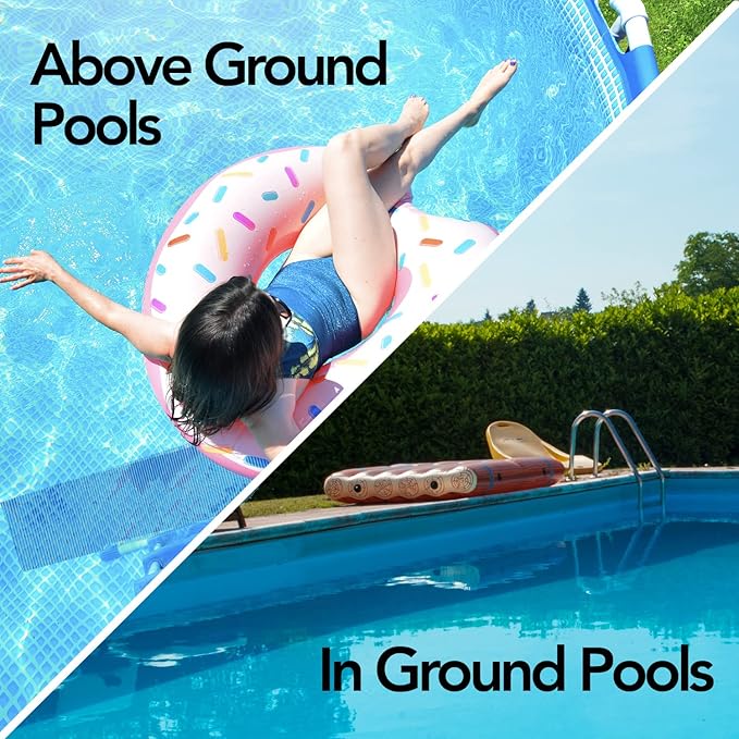 RESILIA Stay-Put Swimming Pool Ladder Mat - Non-Slip, Wide Ribbed, Protective Pad, 36 Inches x 36 Inches, 0.125 Inch Thick, Royal Blue, Made in USA - Image 4