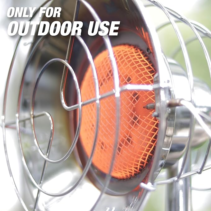15,000 BTU Single Tank Top Portable Propane Radiant Heater