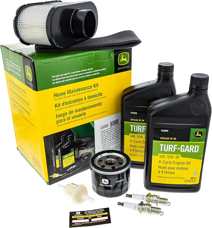 John Deere LG265 Home Maintenance Service Kit S240 X300 X500 X350 X570 Z445 Z665 Mowers Tractors by JohnDeere