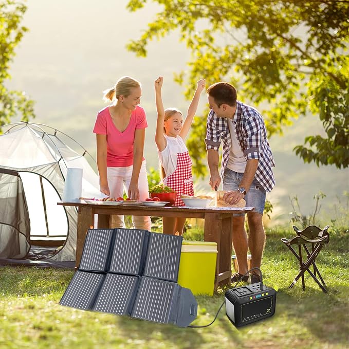 [Upgraded] FlexSolar 60W Portable Solar Panels Chargers QC3.0 USB-A USB-C DC5521 8mm Output Foldable IP65 Waterproof Power Emergency Camping for Small Power Station Generator Tablets Battery Packs - Image 5