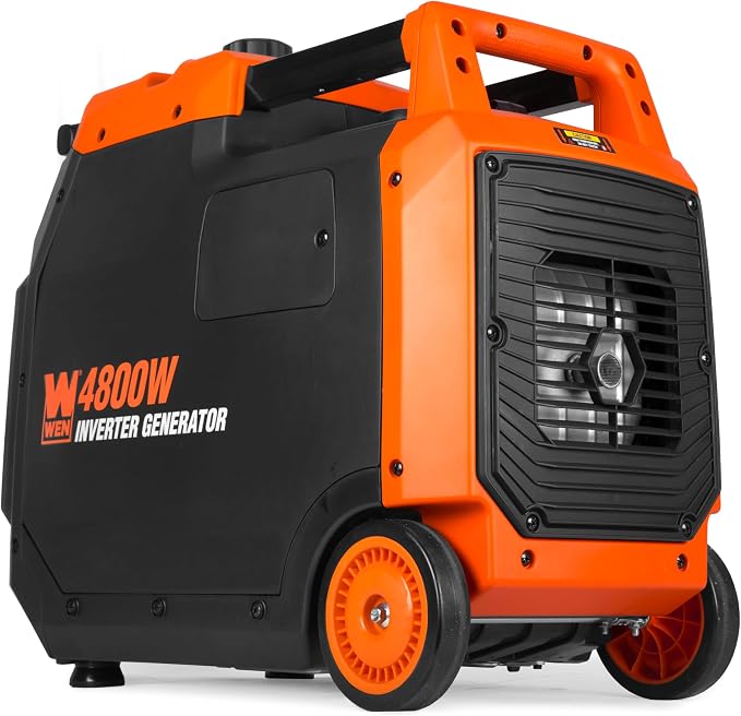 WEN Quiet and Lightweight 4800-Watt Dual Fuel RV-Ready Electric Start Portable Inverter Generator with Fuel Shut Off and CO Watchdog (DF480iX) - Image 4