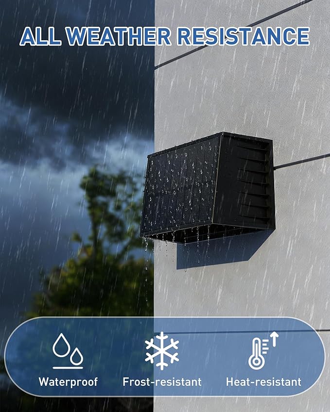 CORESLUX Solar Fence Lights Outdoor, Up and Down Outdoor Wall Lights, IP65 Waterproof Solar Fence Lights, Warm Outdoor Solar Lights for Backyard/Railing/Wall/Step/Patio, 4PCS