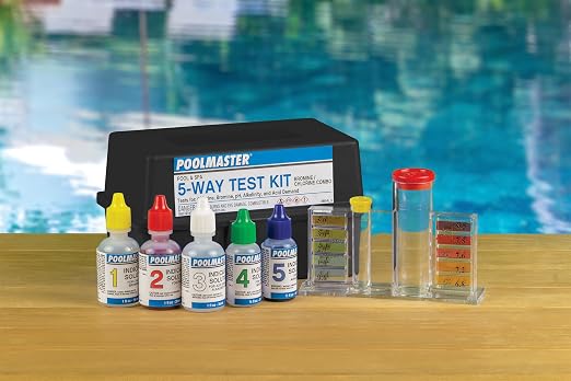 Poolmaster 22260 5-Way Swimming Pool or Spa Water Chemistry Test Kit with Case, Essential Collection - Image 2