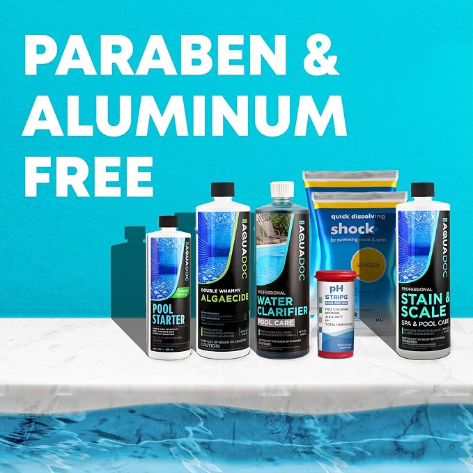 Pool Opening Kit - Pool Starter Kit for Inground Pool & Above Ground Pool Chemical Starter Kit to Open Your Pool - AquaDoc Pool Start Up Chemical Kit Designed for 15000 to 20000 Gallon Pool - Image 6