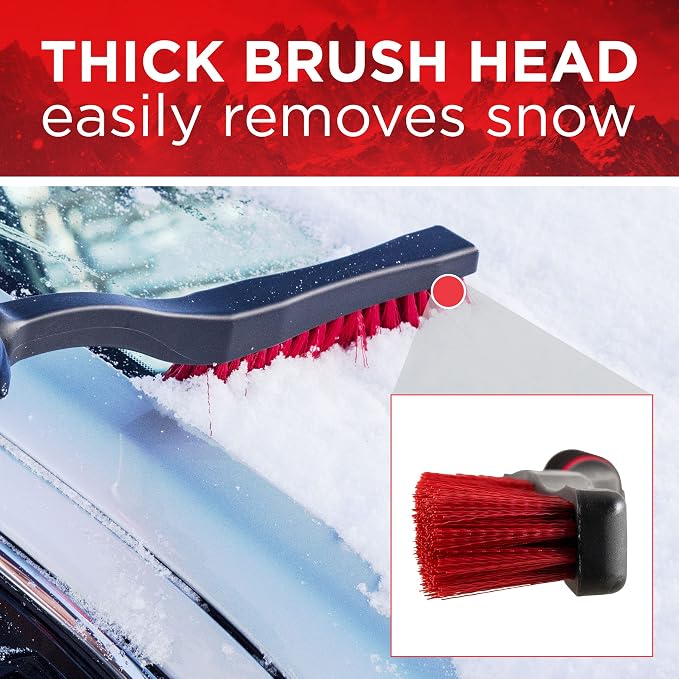 Mallory 532 Cool-Force 26” Snowbrush with Ice Scraper for Cars, 2 Pack - Image 4
