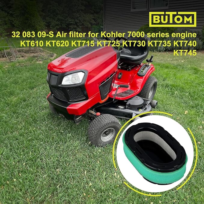 XT1 Oil Change Kit Air Filter for Cub Cadet KH-32-883-09-S1 XT2 XT1 LT46 LT50 ZT1-54 ZT1-42 Kohler 7000 Series KT715-KT745 725CC Engines Replace 32-083-09-S - Image 2