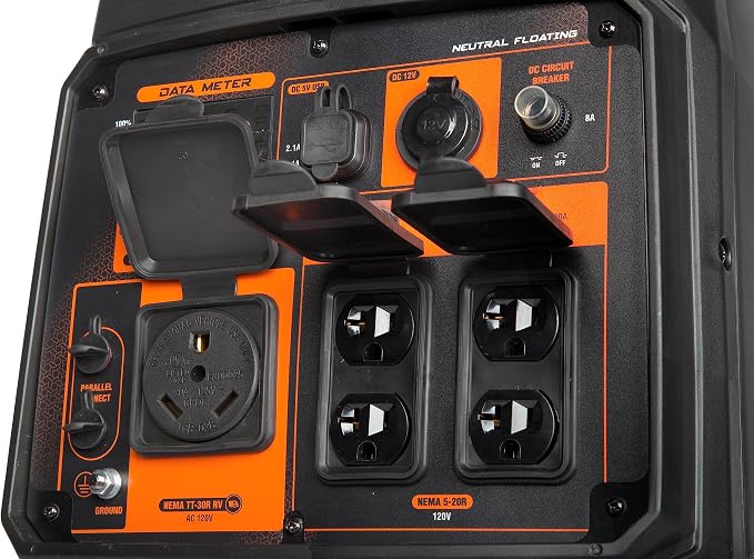 WEN Quiet and Lightweight 4800-Watt RV-Ready Portable Inverter Generator with Fuel Shut Off (56477i) - Image 2