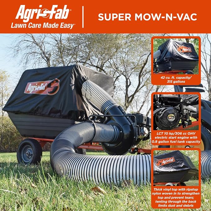 Agri-Fab 45-0551 42 cu.ft. Capacity Super Vac Collection System (315 Gallon); 8" Diameter Hose - Image 3
