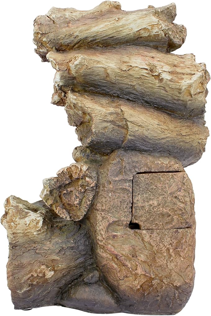 Design Toscano Mesquite Falls Illuminated Garden Fountain, 12.5 x 10 x 17.5