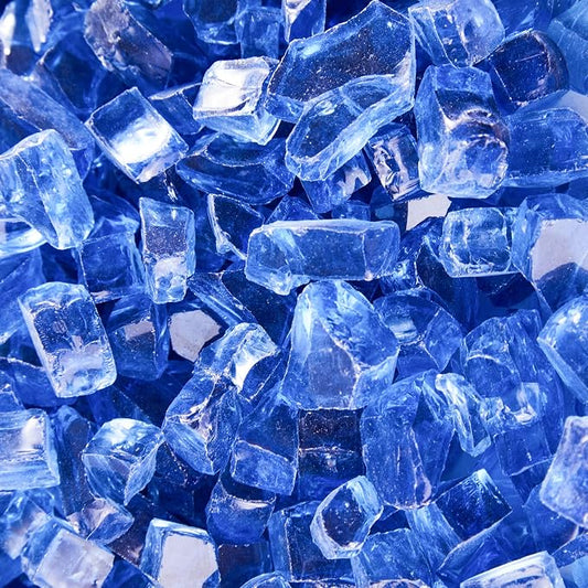 HeatPro Fir Pit Glass,Pacific Blue by WOHomeFurniture