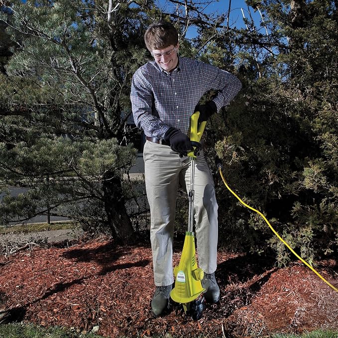 Sun Joe Corded Electric Garden Cultivator with Steel Blades, 6.3-Inch Wide Path, 2.5-Amp Motor - Heavy-Duty Cultivating Machine for Soil Prep, Lawn & Garden Maintenance, TJ599E - Image 4