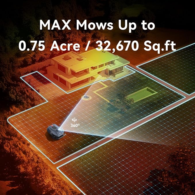 Neomow X SE 3D LiDAR Slam Mapping Robot Lawn Mower Perimeter Wireless for 3/4 Acres AI Vision Obstacle Avoidance with 4G, No RTK Antenna Required, App Control, GPS, IPX5, Anti-Theft, Queit - Image 3