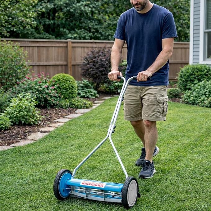 American Lawn Mower Company 2415-16 16-Inch 5-Blade Reel Push Lawn Mower - Image 5