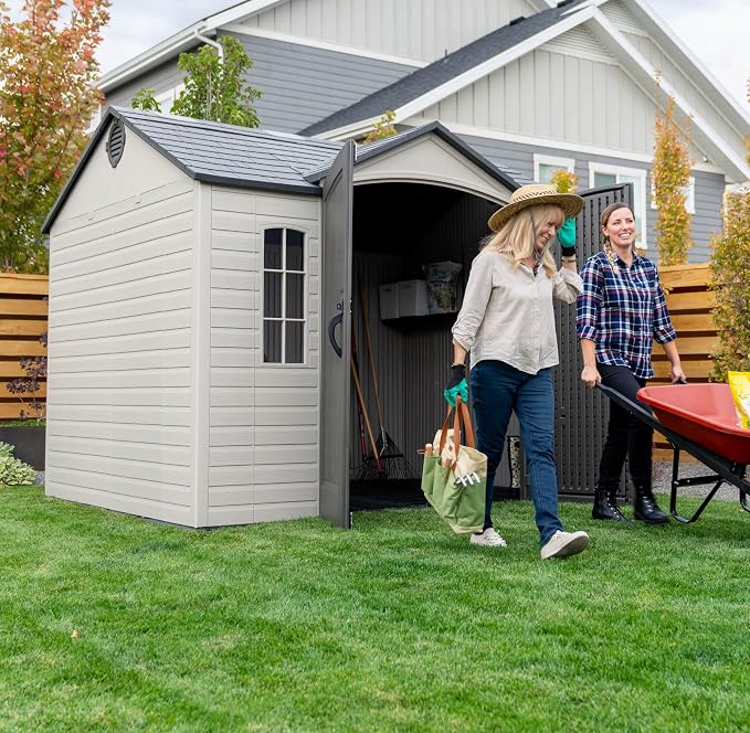 Lifetime Outdoor Storage Shed, 10 x 8 Foot - Image 6