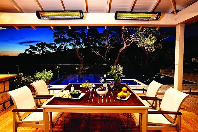 Bromic Tungsten Smart Heat 6000W Electric Patio Heater – Dual Element Infrared, 208V, Black Finish – BH0420035