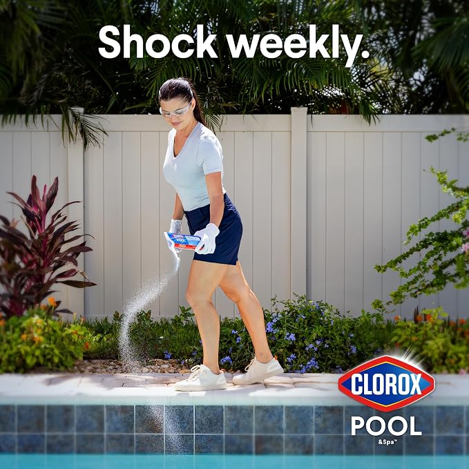 Clorox® Pool&Spa™ Shock XTRABLUE® Plus, Kills Bacteria & Algae in Swimming Pools, Swim-Ready in 15 Minutes, (12-Pack), Granular - Image 4