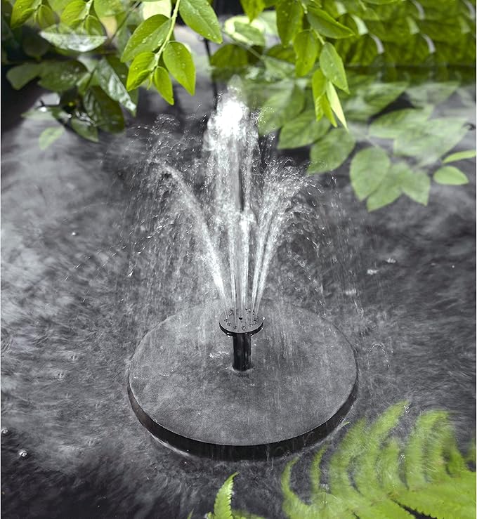 Solar Fountain, Solatec Solar Powered Bird Bath Fountain Pump 1.4W Solar Panel Kit Water Pump,Outdoor Watering Submersible Pump for Pond, Pool, Garden, Fish Tank, Aquarium