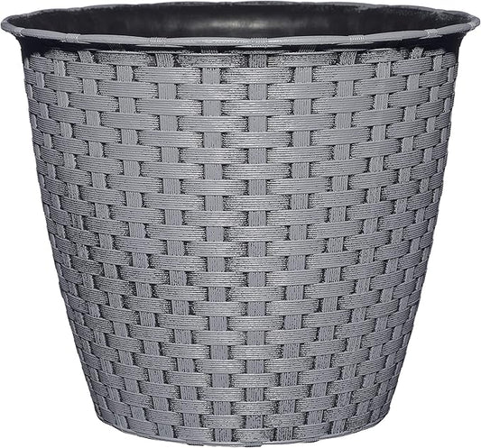 Classic Home and Garden Nantucket Planter, 8" Harbor Gray
