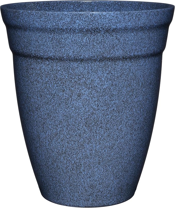 Classic Home and Garden Premiere Collection Planter, Allaire 12", Indigo