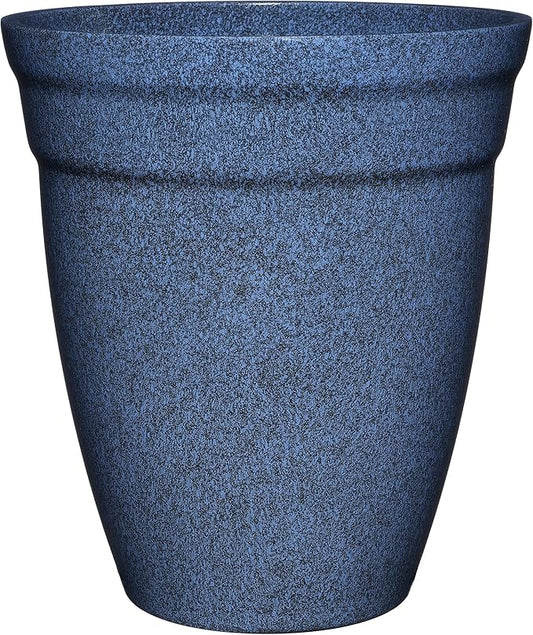 Classic Home and Garden Premiere Collection Planter, Allaire 12", Indigo